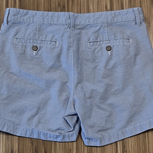 ❤️ Gap Blue Striped Shorts - Picture 8 of 9